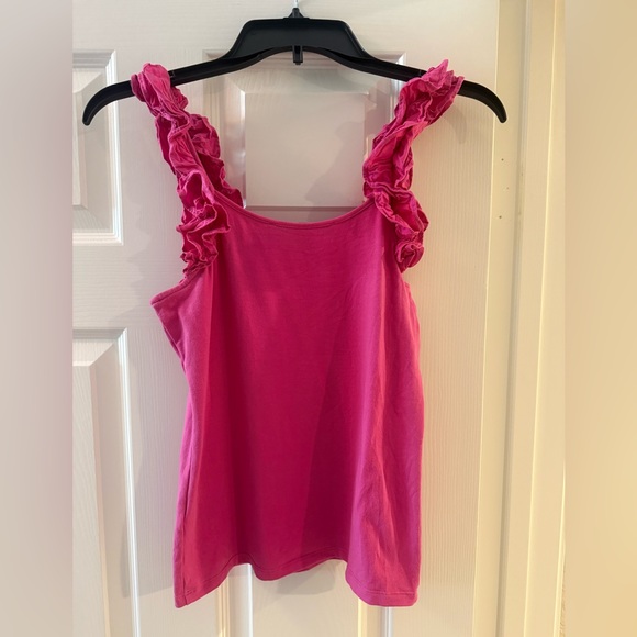 French Connection Ruffled Tank Top - Picture 2 of 3